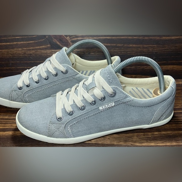 Taos Star Womens Size 9 Shoes Grey White Athletic Sneakers - Picture 2 of 7